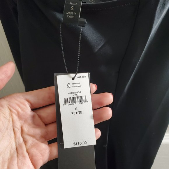 Banana Republic Cowl Neck Midi Slip Dress - Small/Petite - Picture 5 of 6